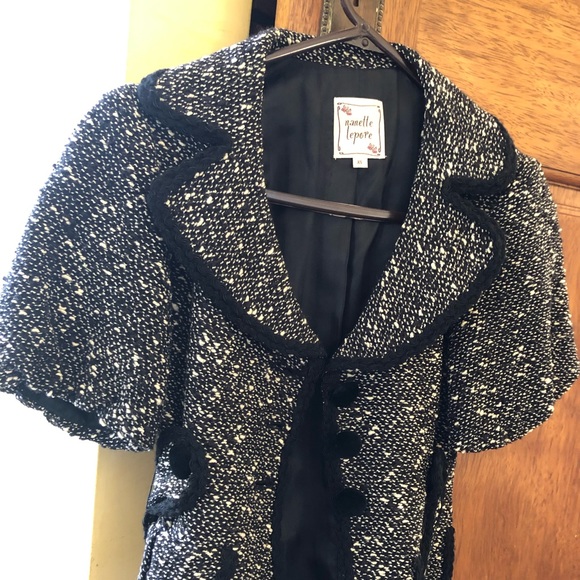 Nanette Lepore size xs short sleeve blazer - Picture 1 of 5
